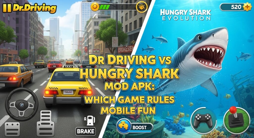 Dr Driving vs Hungry Shark MOD APK